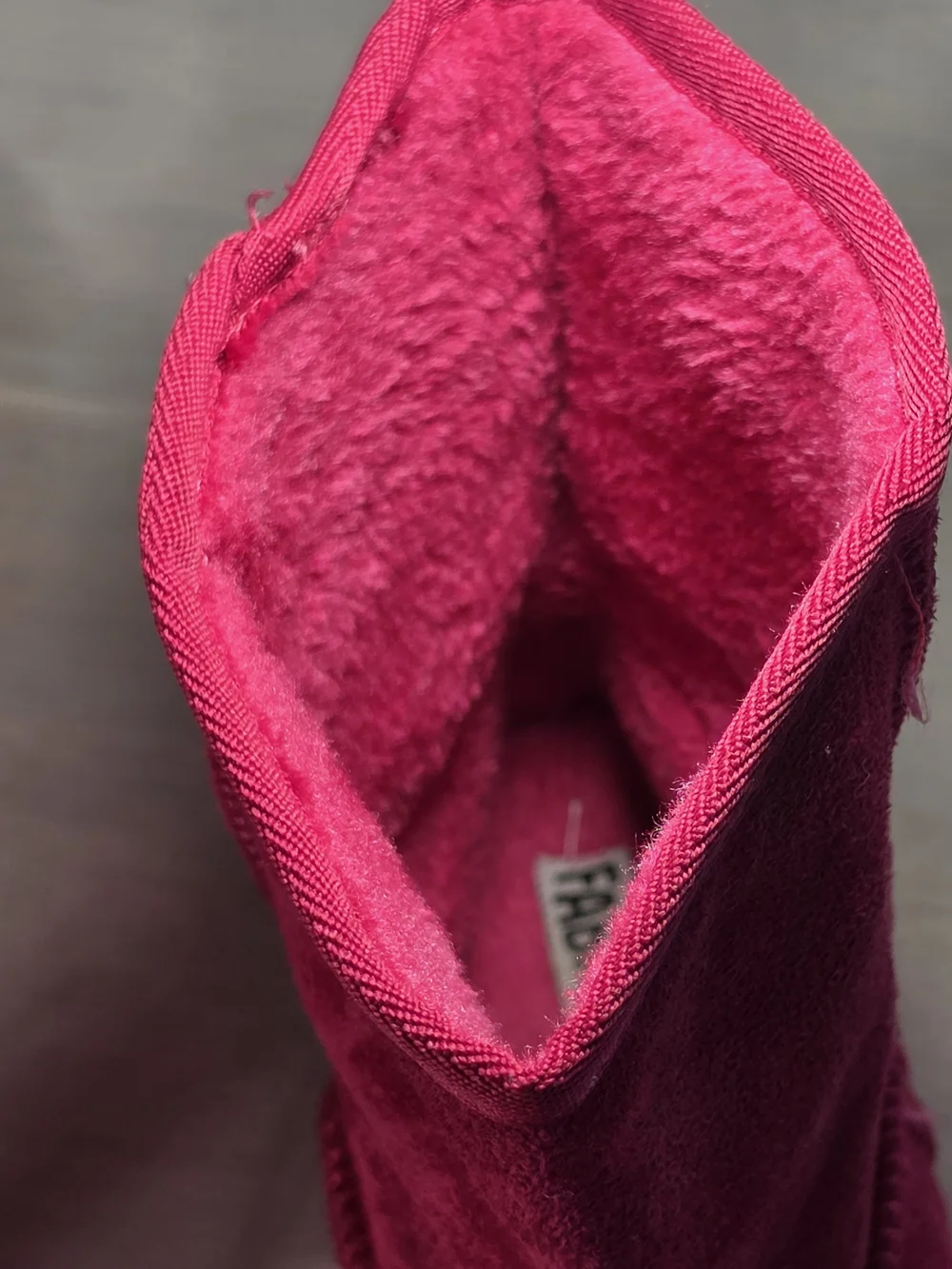fabkids Magenta Suede Girls' Pull-On Boots
